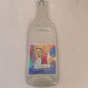 Vintage Beringer Nouveau California 2000 Red Table Wine Bottle Charcuterie Board